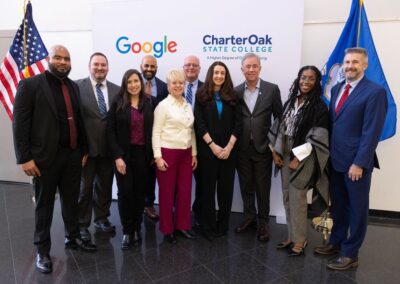 Charter Oak State College and Google have partnered to launch the groundbreaking Connecticut Online AI Academy