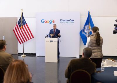 Charter Oak State College and Google have partnered to launch the groundbreaking Connecticut Online AI Academy